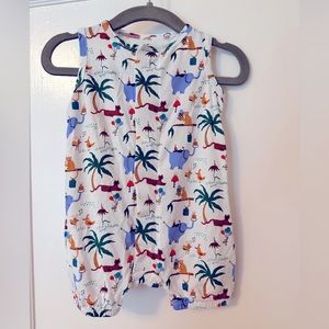 Magnetic Me Romper - Safari Party Animals